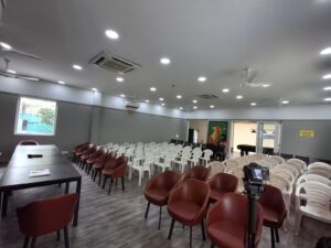 Meeting facility arrangement in MP hall